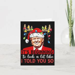 Kerstman Trump Het begint er steeds meer op te lij Kaart
