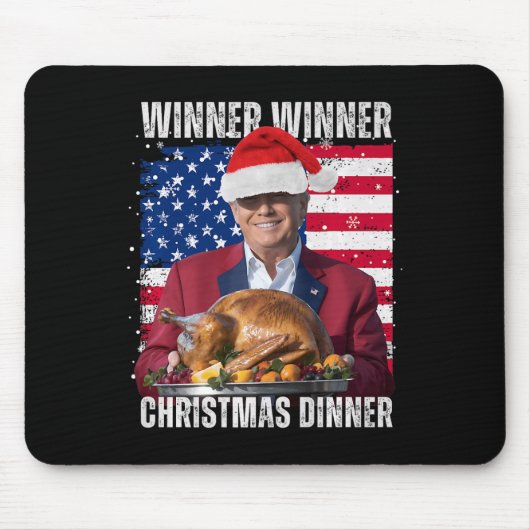 Kerstman Trump Humor Funny Trump Xmas Muismat (Voorkant)