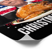 Kerstman Trump Humor Funny Trump Xmas Poster (Hoek)