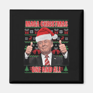 Kerstman Trump Kerst Humor Funny Trump Xmas 1 Magneet