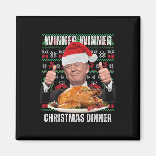 Kerstman Trump Kerst Humor Funny Trump Xmas 4 Magneet