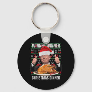 Kerstman Trump Kerst Humor Funny Trump Xmas 4 Sleutelhanger