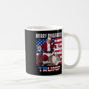 Kerstman Trump Kerst Humor Funny Trump Xmas Tank Koffiemok