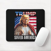 Kerstman Trump Kerst Humor Funny Trump Xmas Tank Muismat (Met muis)