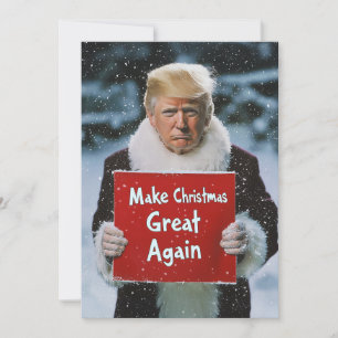Kerstman Trump: "Maak kerst weer geweldig" Kaart