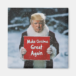 Kerstman Trump: "Maak kerst weer geweldig" Magneet