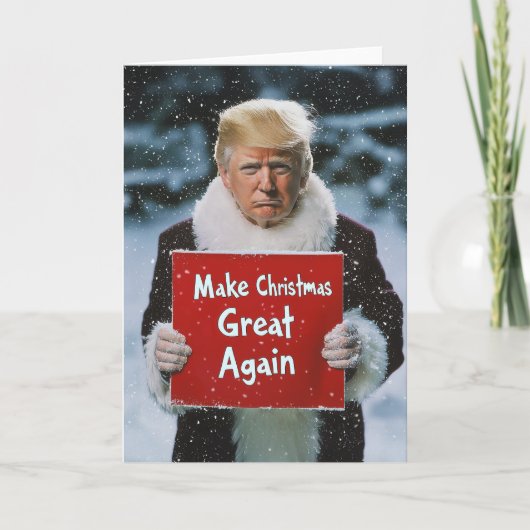 Kerstman Trump: “Maak Kerstmis Weer Groot” (Voorkant)