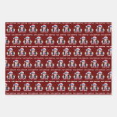 Kerstman Trump maakt kerst weer trendy Inpakpapier Vel (Voorkant 2)