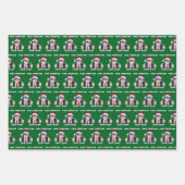 Kerstman Trump maakt kerst weer trendy Inpakpapier Vel (Voorkant)