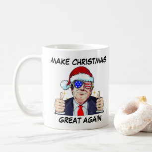 Kerstman Trump maken Kerstmis weer geweldig Kerstm Koffiemok