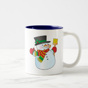 Kerstman Tweekleurige Koffiemok