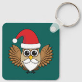 Kerstman Uil Sleutelhanger (Achterkant)