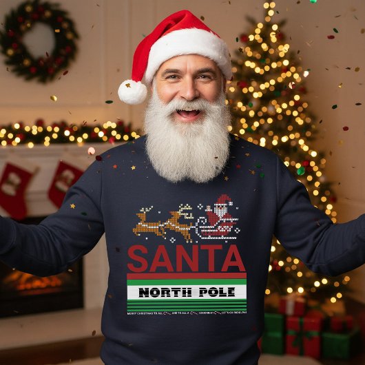 Kerstman uit de Noordpool Trui
