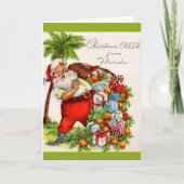 Kerstman uit Florida Kaart (Voorkant)