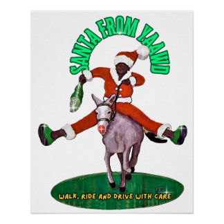 Kerstman uit Jamaica Perfect Poster