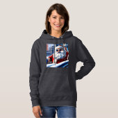 Kerstman uit Motor City Hoodie (Voorkant volledig)