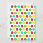 Kerstman Uitnodiging voor feestdagen onthullen (Achterkant)