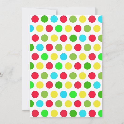 Kerstman Uitnodiging voor feestdagen onthullen (Achterkant)