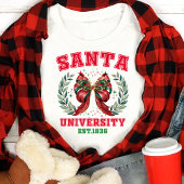 Kerstman Universiteit Alumni Feestelijke Feestdag Tri-Blend Shirt