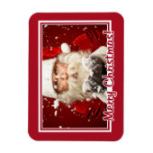 Kerstman / UW FOTO aangepaste kerstmagneet Magneet (Verticaal)