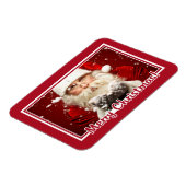 Kerstman / UW FOTO aangepaste kerstmagneet Magneet (Linkerzijde)