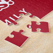 Kerstman / UW FOTO aangepaste naam Kerstmis puzzel (Zijkant)