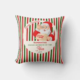 Kerstman Vader Kerst Leuke Lijst Trots Lid Kussen