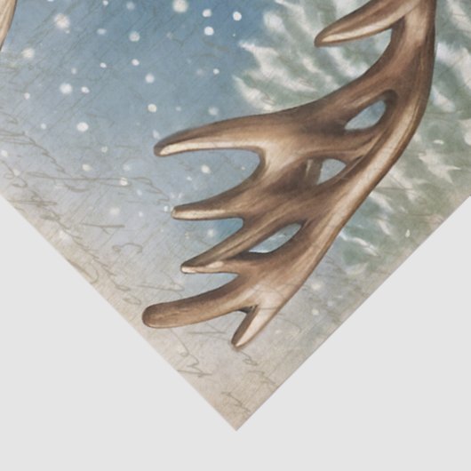  Kerstman Vader Kerst Rendier Decoupage Tissuepapier (Detail)