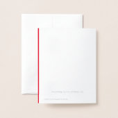 Kerstman Vader Kerstbaard zilveren rode vakantie Folie Kaarten (Met envelop)