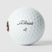 Kerstman Vakantie Golfballen (Logo)