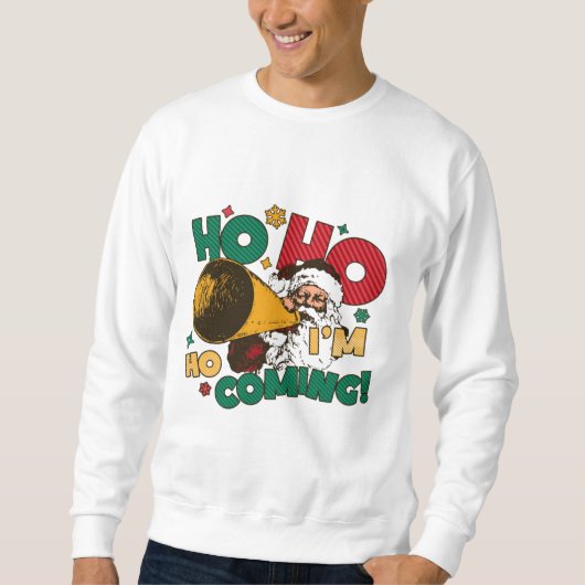 Kerstman Vakantie Sweatshirt - Kerst Unisex (Voorkant)