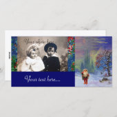 KERSTMAN VAN DE GNOMEN FEESTDAGENKAART (Voorkant / Achterkant)