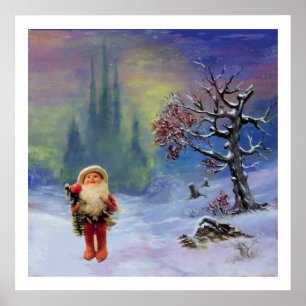 KERSTMAN VAN DE Kabouters Poster