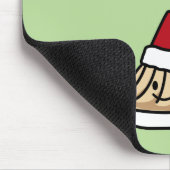 Kerstman van Dim Sum van de Bol van de Soep van Muismat (Hoek)