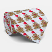 Kerstman van gemberkoek engel stropdas (Opgerold)
