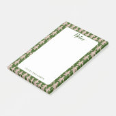 Kerstman Van Gemberkoek Kerst Winter Vakantie Post-it® Notes (Schuin)