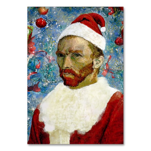 Kerstman, Van Gogh Kaart (Voorkant)
