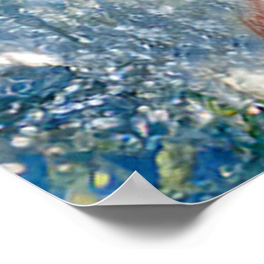 Kerstman, Van Gogh Poster (Hoek)