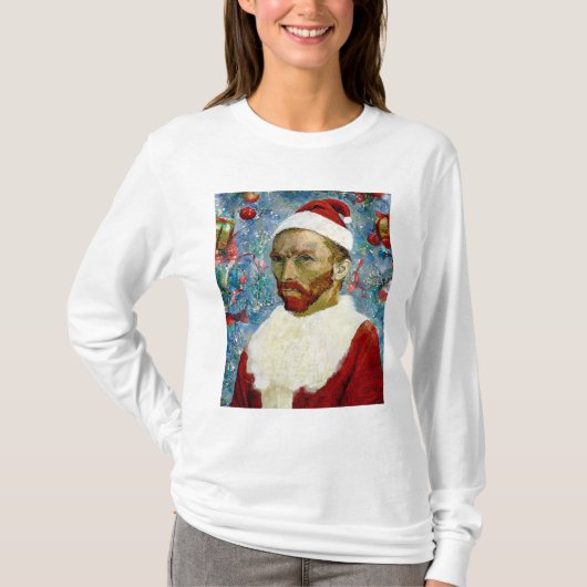 Kerstman, Van Gogh T-shirt (Voorkant)