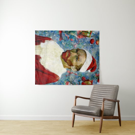 Kerstman, Van Gogh Wandkleed (In Situ (horizontaal))