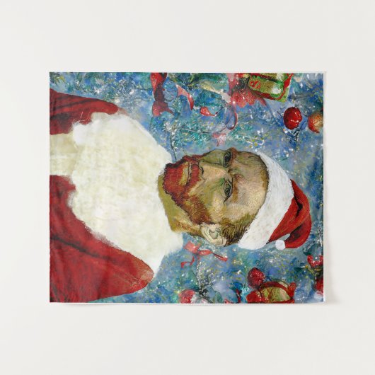 Kerstman, Van Gogh Wandkleed (Voorkant (horizontaal))