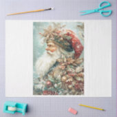 Kerstman van het gebladerte tissuepapier (Craft)