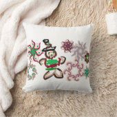 Kerstman van klei vreugde kussen (Deken)