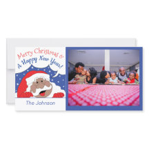 Kerstman van kleur zegt