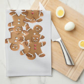Kerstman Van Koek Christmas Bakken Theedoek (Quarter Fold)