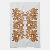 Kerstman Van Koek Christmas Bakken Theedoek (Verticaal)