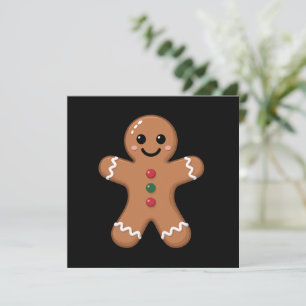 Kerstman Van Koek Christmas Bakkerij Vakantie Feestdagenkaart