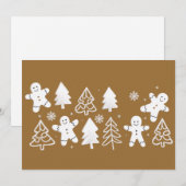 Kerstman Van Koek Kerstdag Winter Bakker Feestdagenkaart (Voorkant / Achterkant)