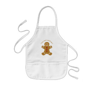 Kerstman van koek kinder schort