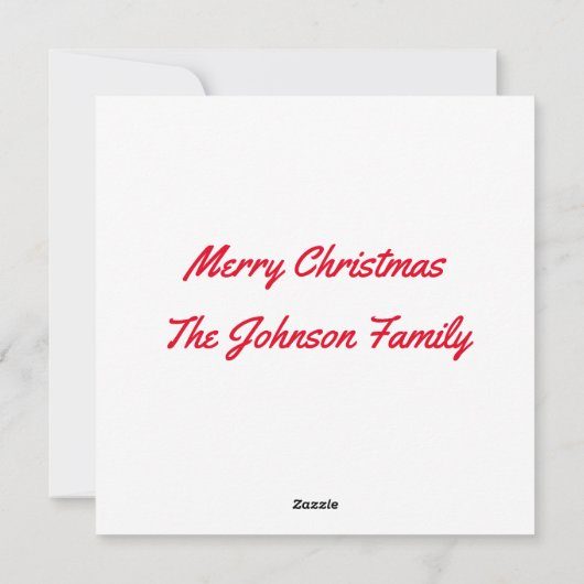 Kerstman van peperkoek feestdagenkaart (Achterkant)